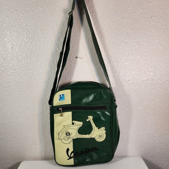 Green and Cream Shoulder Bag - Picture 1 of 16